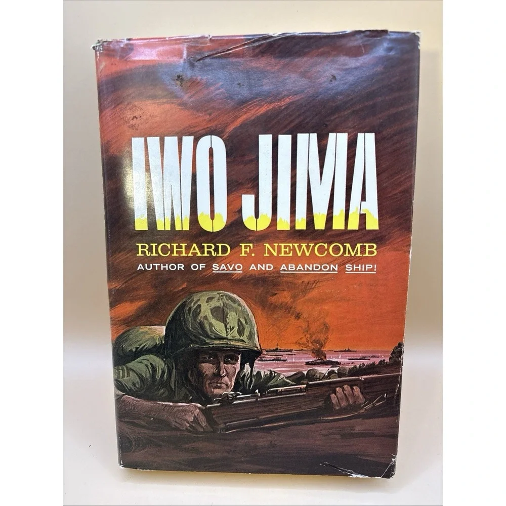 Iwo Jima - 1965 1st Edition Hardcover w/ Dustjacket by Richard F. Newcomb